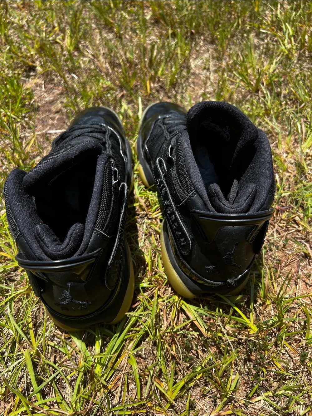 CLEAN Air Jordan size 9 Mens Bred 6 Rings Black Ice shoes